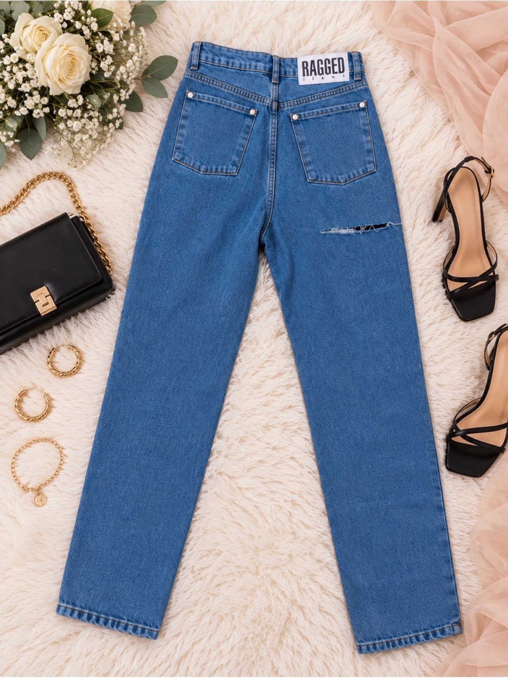 Ragged Priest Butt Cut Jeans